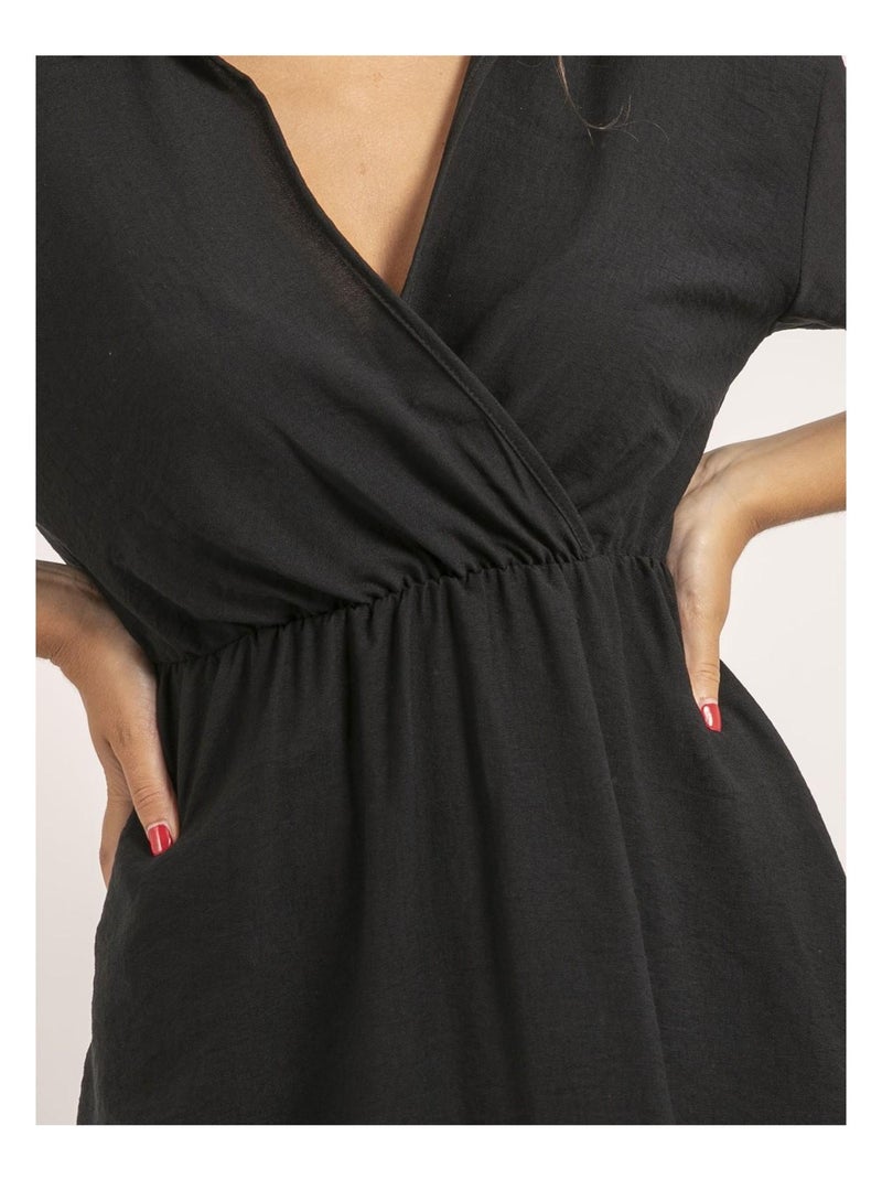 Robe courte IKONA Noir - Kiabi