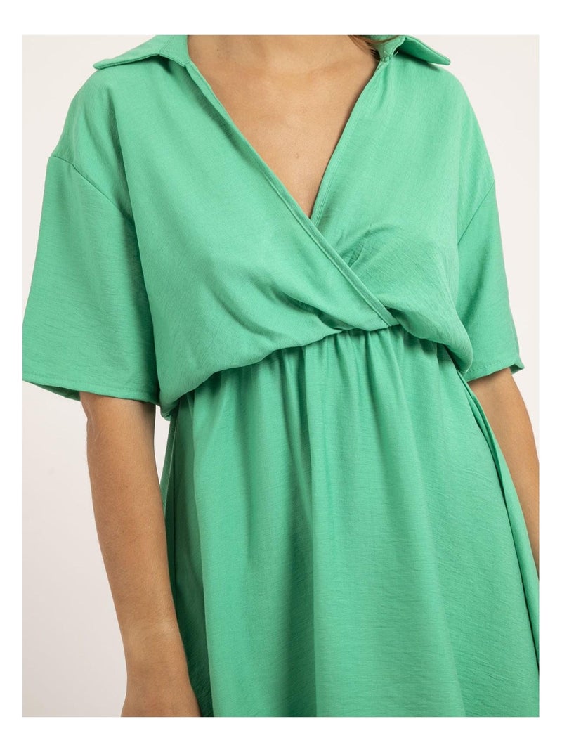 Robe courte IKONA Vert - Kiabi