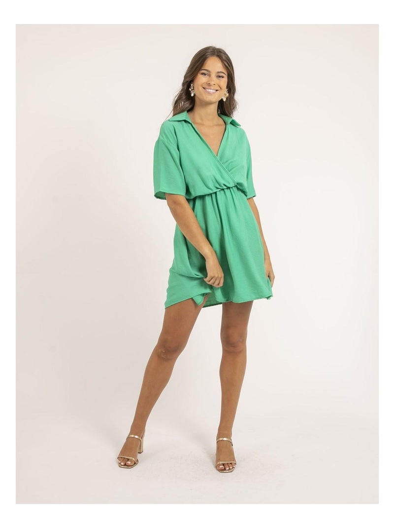 Robe courte IKONA Vert - Kiabi