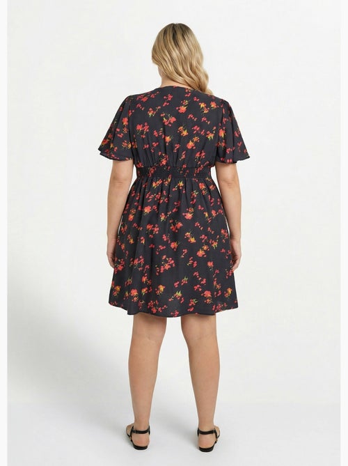 Robe courte, imprimé bouquets de fleurs - afibel - Kiabi Robe courte, imprimé bouquets de fleurs - afibel - Kiabi