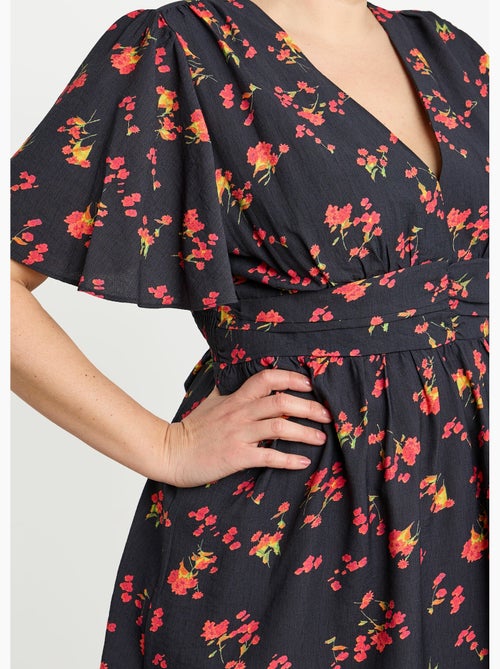 Robe courte, imprimé bouquets de fleurs - afibel - Kiabi Robe courte, imprimé bouquets de fleurs - afibel - Kiabi