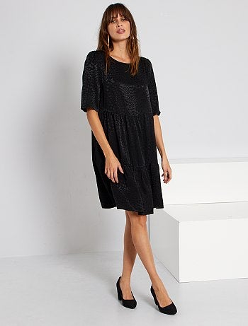 Robe courte imprimé léopard