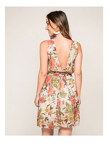 Robe courte imprimée ILOT