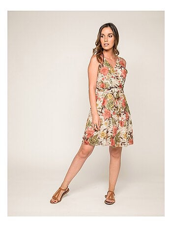 Robe courte imprimée ILOT