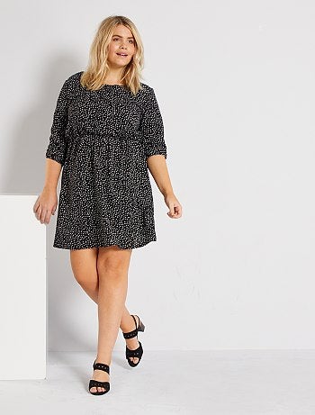 Robe courte imprimée