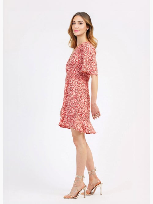 Robe courte imprimée taille élastiquée - AFIBEL - Kiabi Robe courte imprimée taille élastiquée - AFIBEL - Kiabi