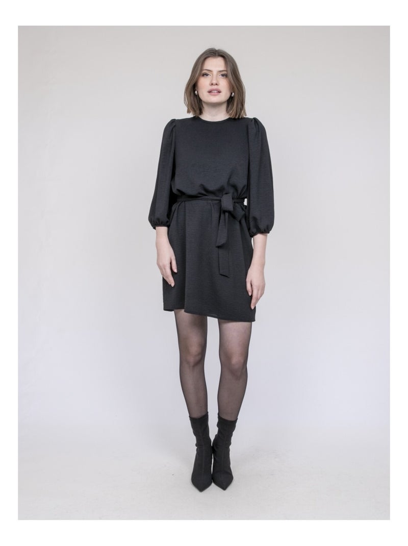 Robe courte INDONESIA Noir - Kiabi