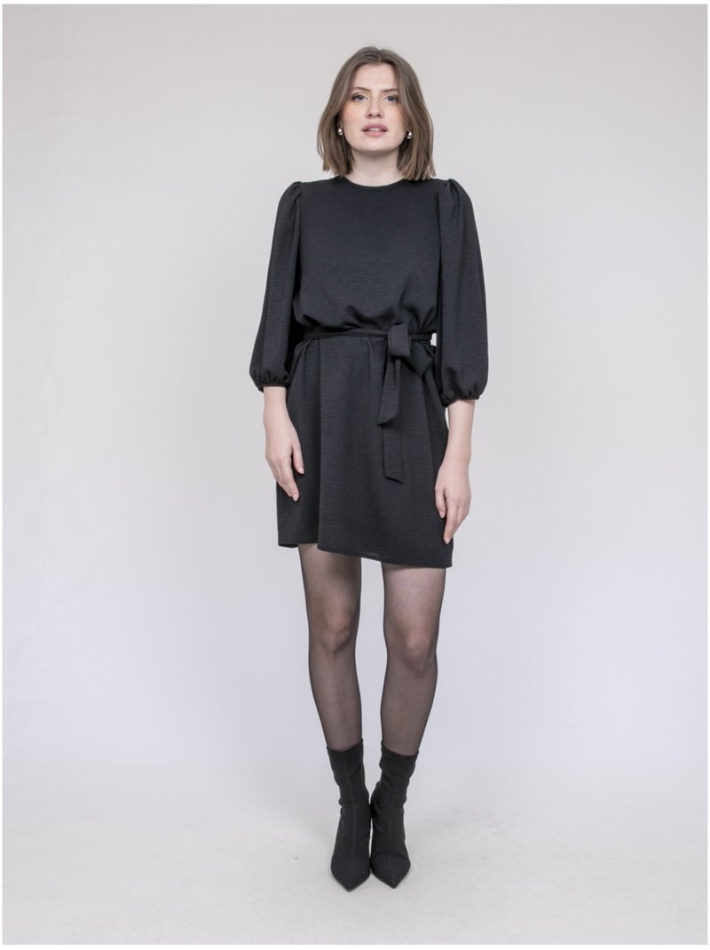 Robe courte INDONESIA Noir - Kiabi