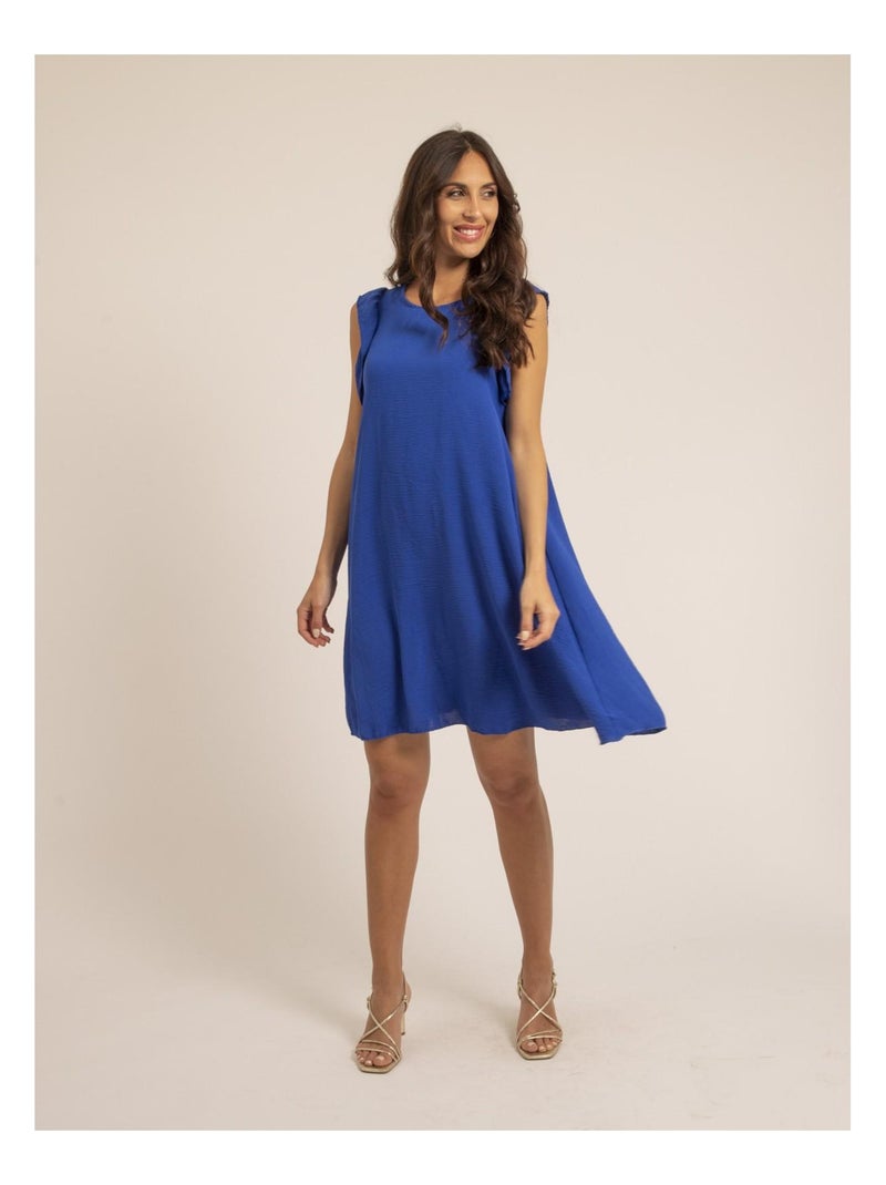 Robe courte INES Bleu roi - Kiabi