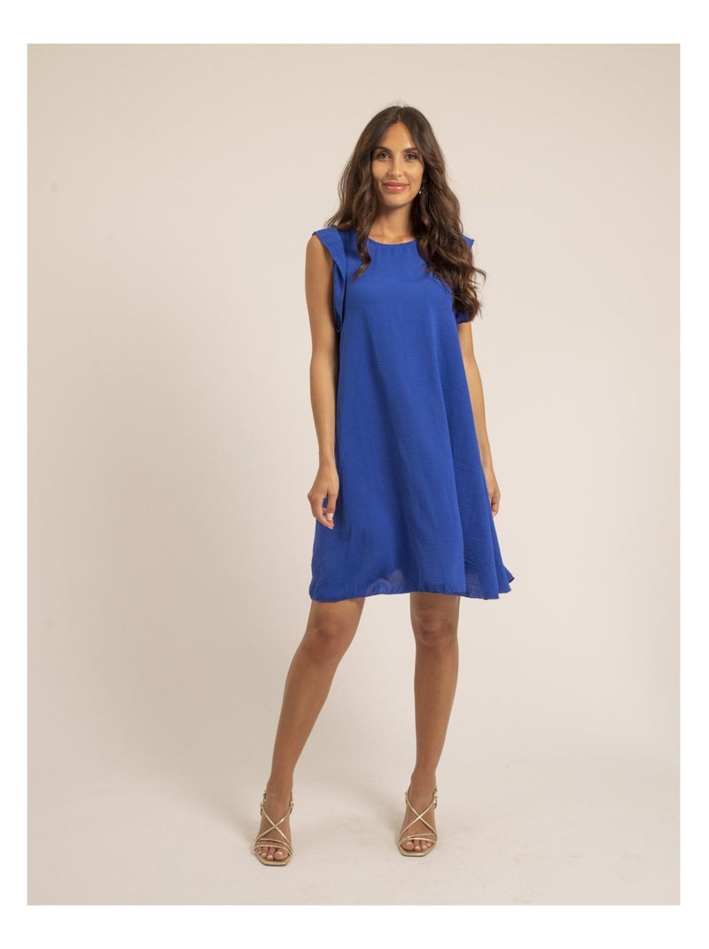 Robe courte INES Bleu roi - Kiabi
