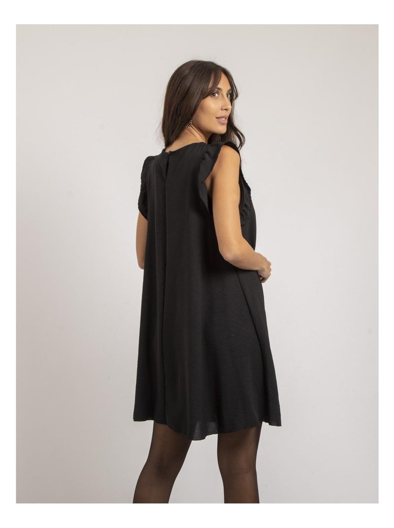 Robe courte INES Noir - Kiabi
