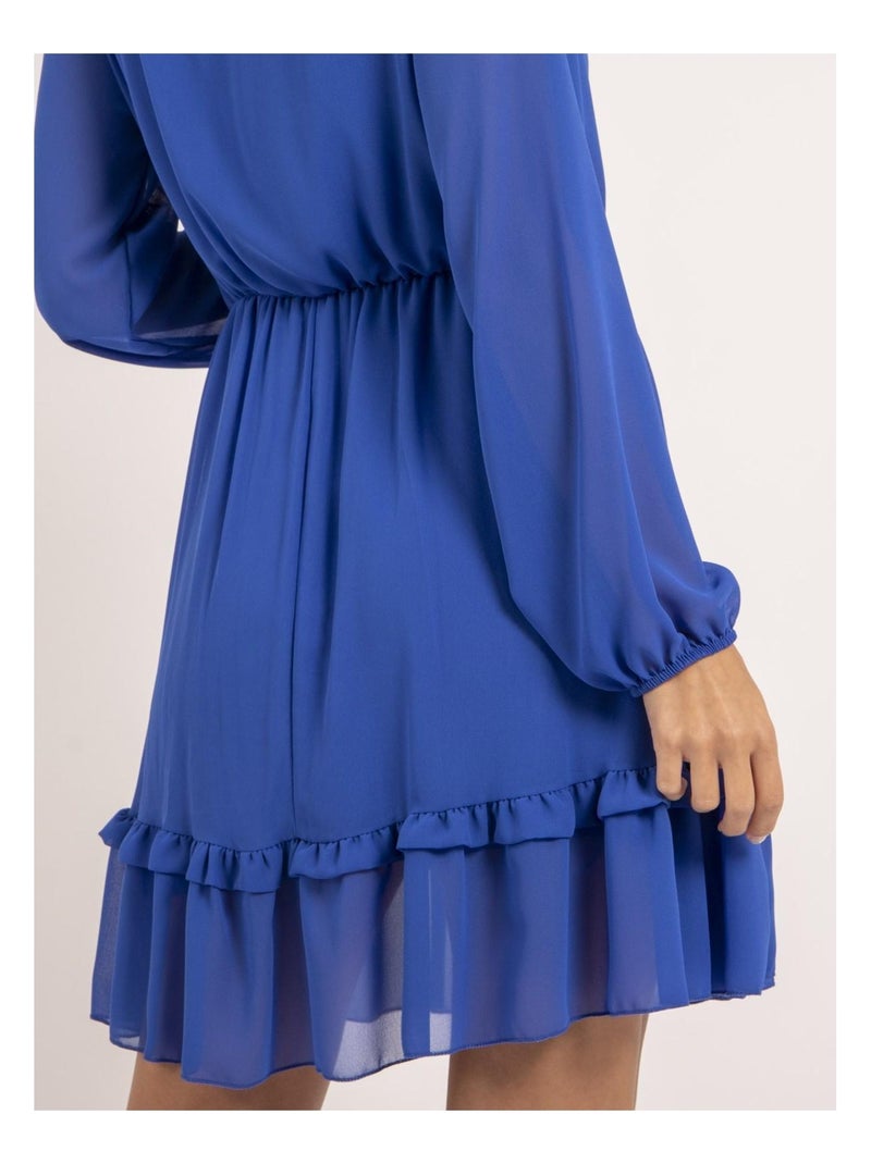 Robe courte IOLANDE Bleu roi - Kiabi