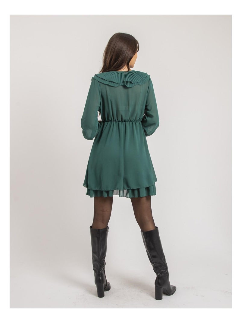 Robe courte ISNELLE Vert - Kiabi