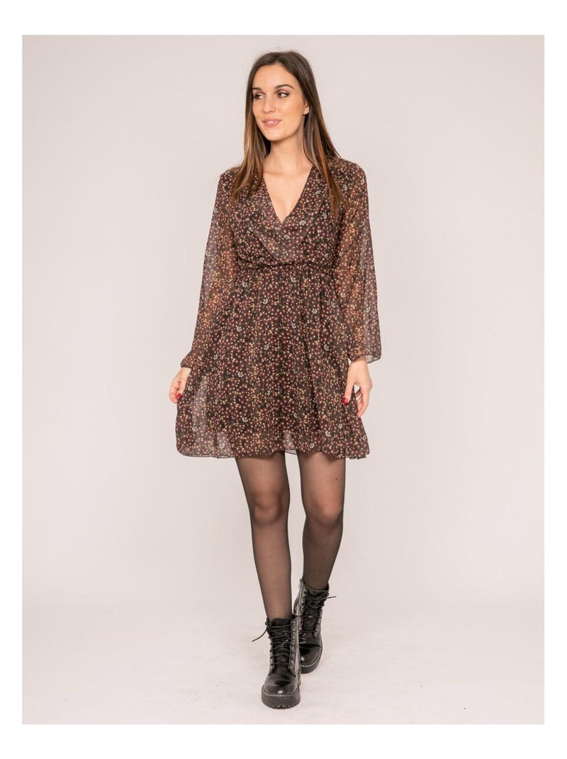 Robe courte ITEMIS Noir - Kiabi