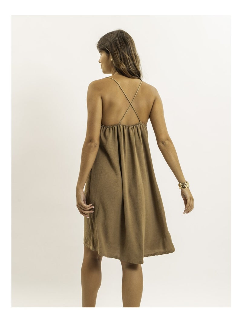 Robe courte IZOLDA Beige - Kiabi