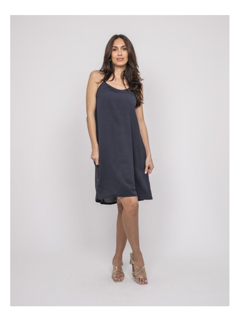 Robe courte IZOLDA Bleu marine - Kiabi