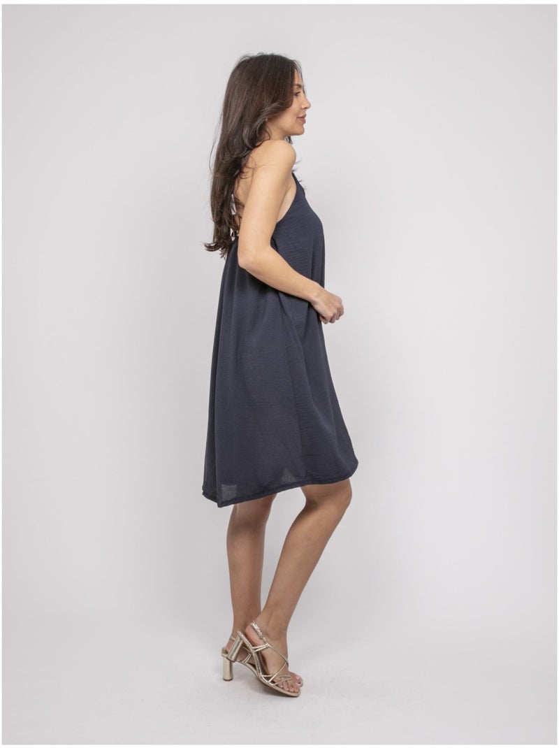 Robe courte IZOLDA Bleu marine - Kiabi