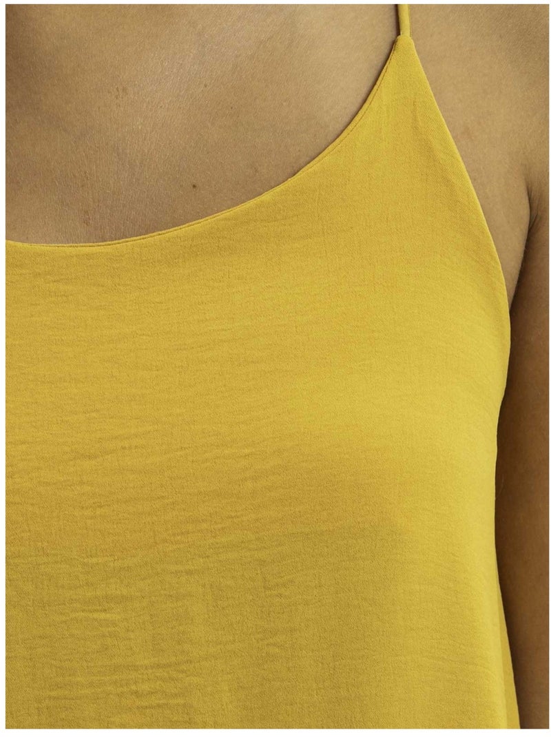 Robe courte IZOLDA Jaune - Kiabi