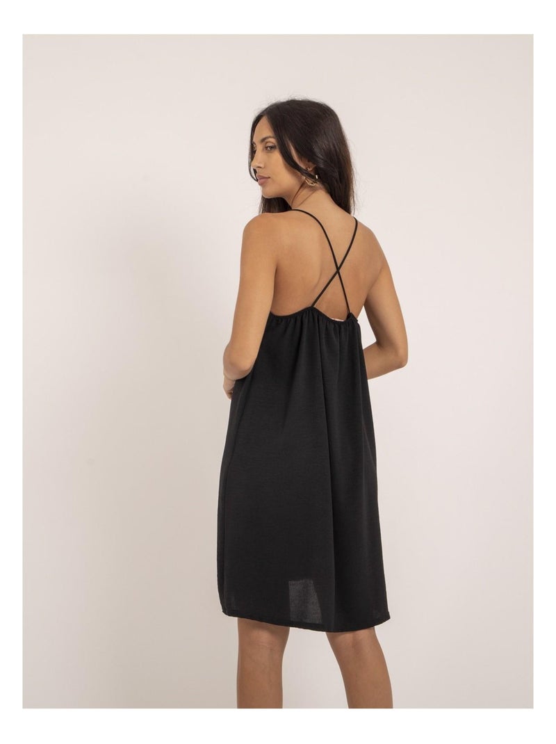 Robe courte IZOLDA Noir - Kiabi