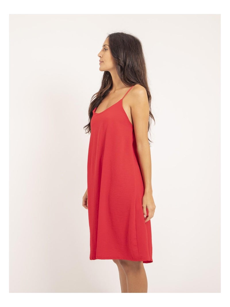 Robe courte IZOLDA Rouge - Kiabi