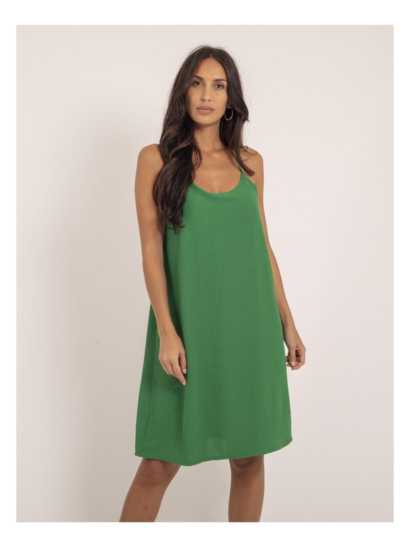 Robe courte IZOLDA Vert - Kiabi