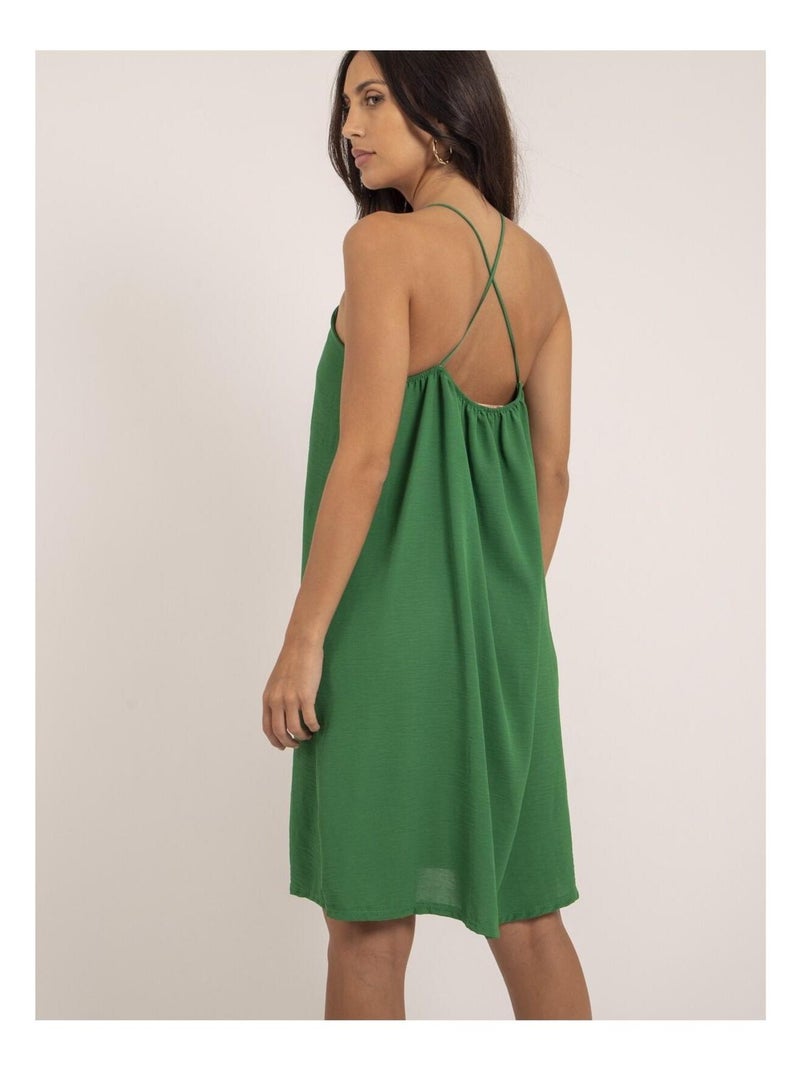 Robe courte IZOLDA Vert - Kiabi
