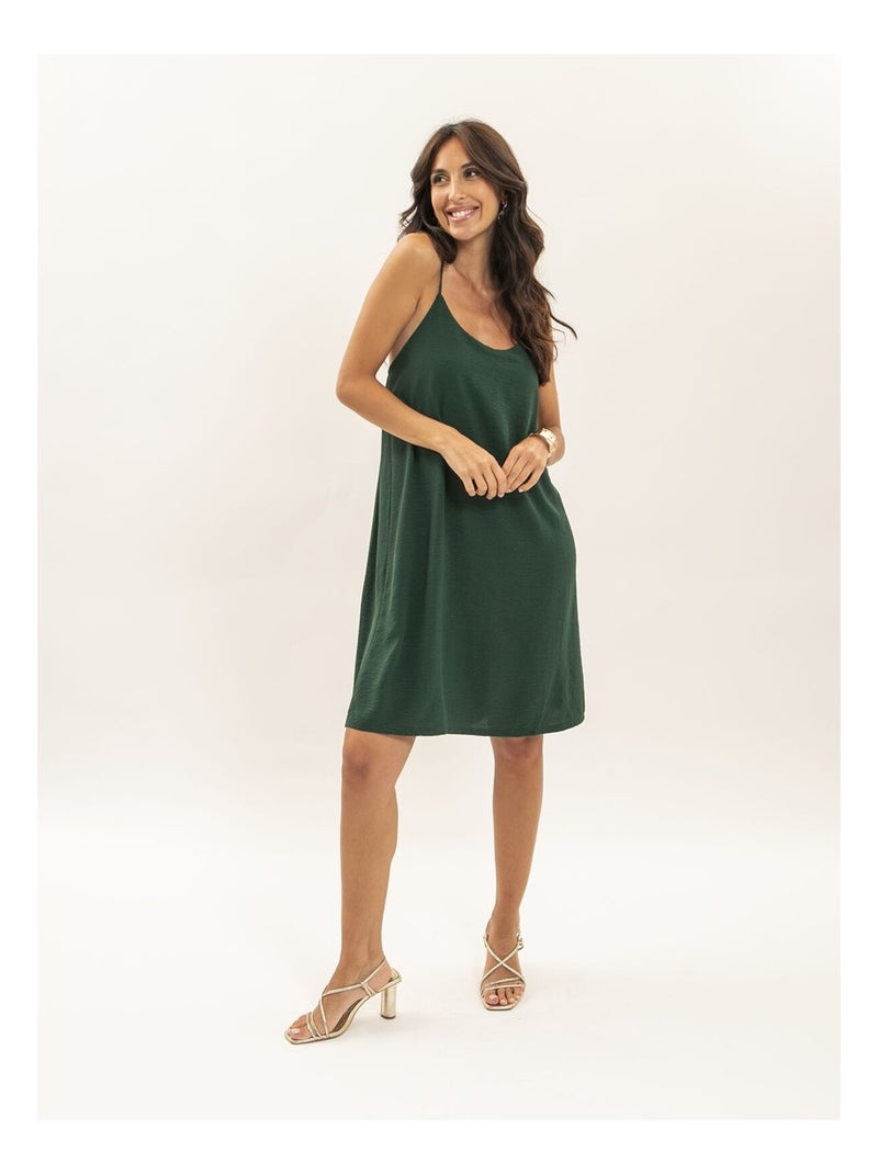Robe courte IZOLDA Vert forêt - Kiabi