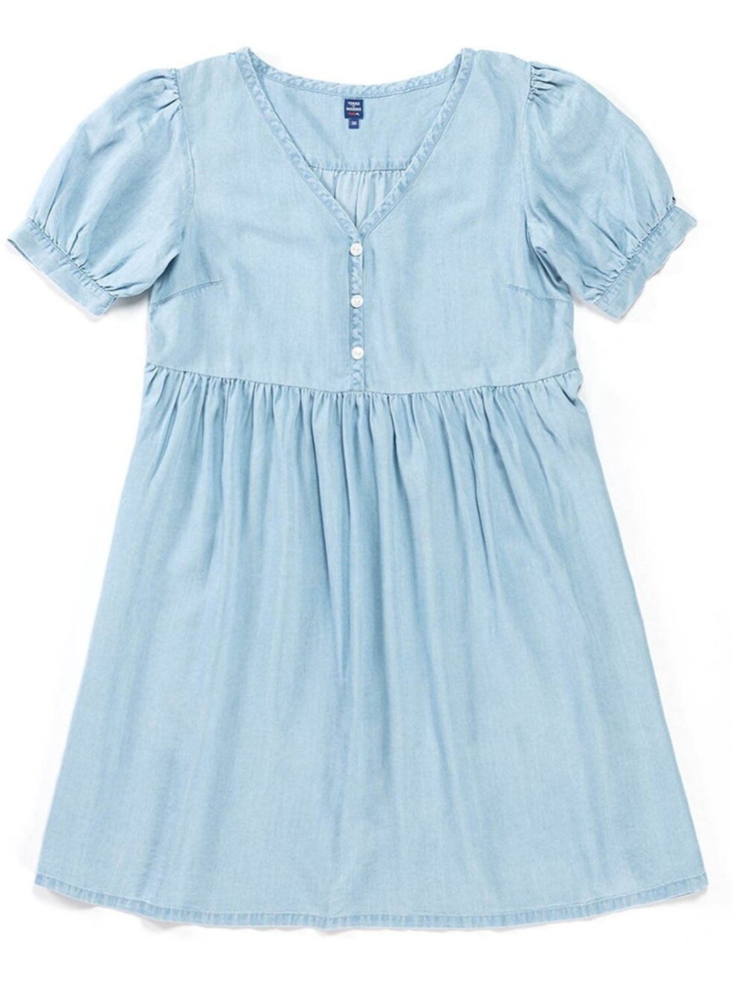 Robe En Jean Kiabi Manches Longues - Taille 44 - Bleu - Mi-longue - Occasion Très Bon état