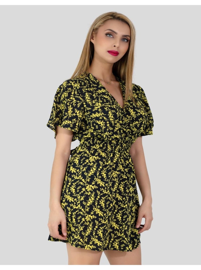 Robe courte Kebello Noir Noir - Kiabi