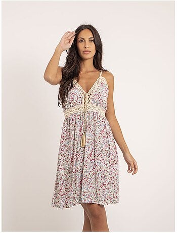 Robe courte motifs IBASS
