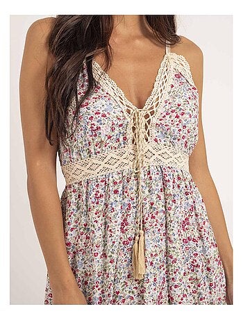Robe courte motifs IBASS
