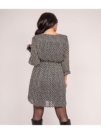 Robe courte motifs IBURN