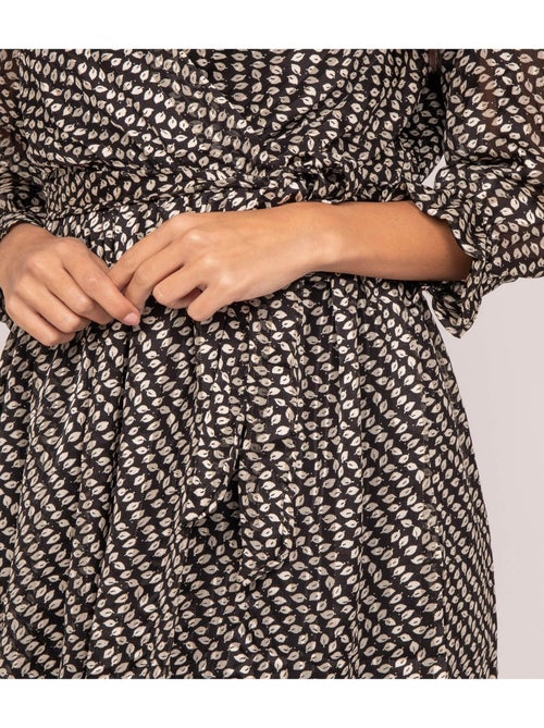 Robe courte motifs IBURN - Kiabi