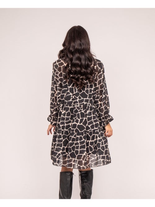 Robe courte motifs IFER - Kiabi