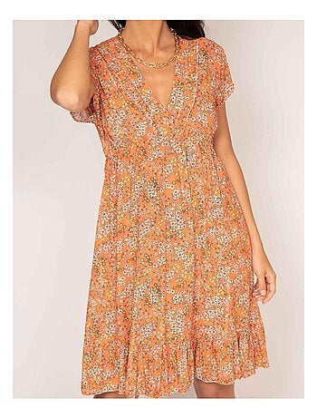 Robe courte motifs IJONA