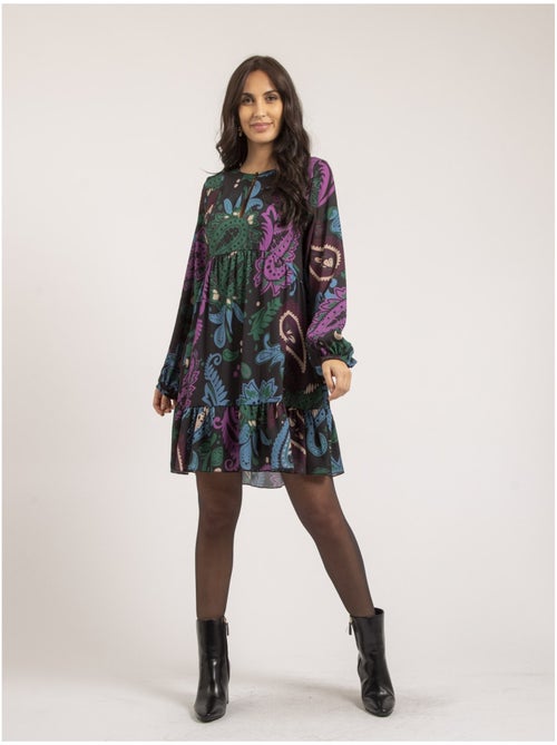 Robe courte motifs ILLONA - Kiabi