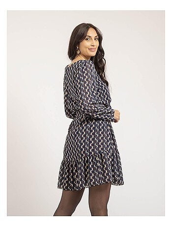 Robe courte motifs IPERTIA