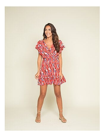 Robe courte motifs ired