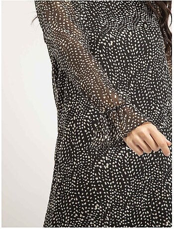 Robe courte motifs ISALINIA