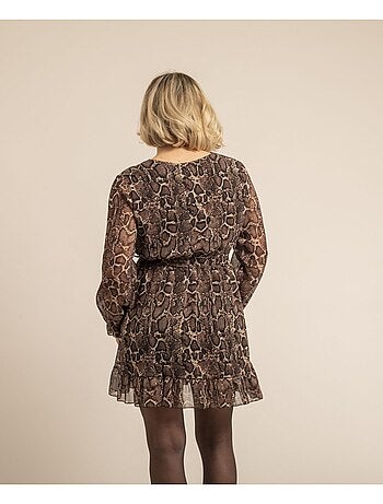 Robe courte motifs ISALTA