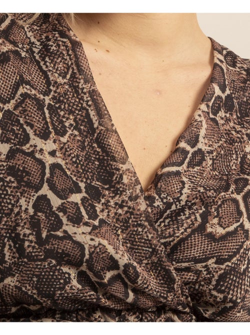 Robe courte motifs ISALTA - Kiabi