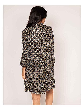 Robe courte motifs isther