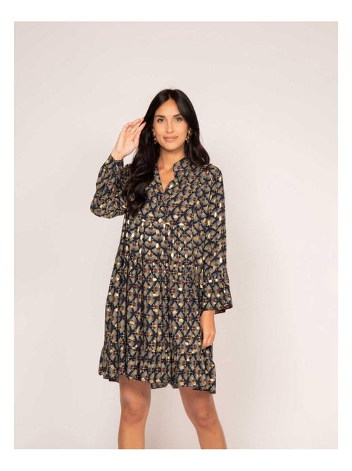Robe courte motifs isther - Kiabi