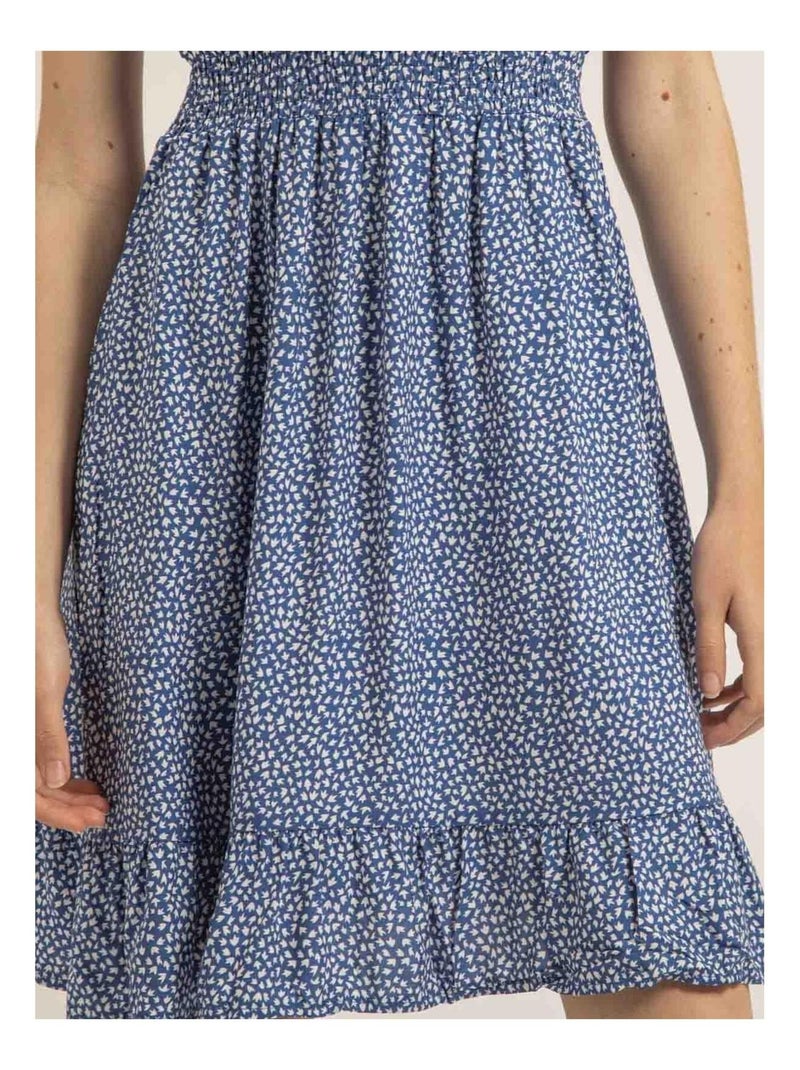 Robe courte motifs ITANIEL Bleu - Kiabi
