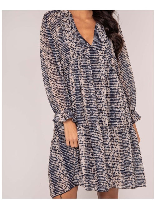 Robe courte motifs ITZEL - Kiabi