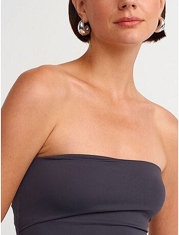 Robe courte moulante sans bretelles dilvin