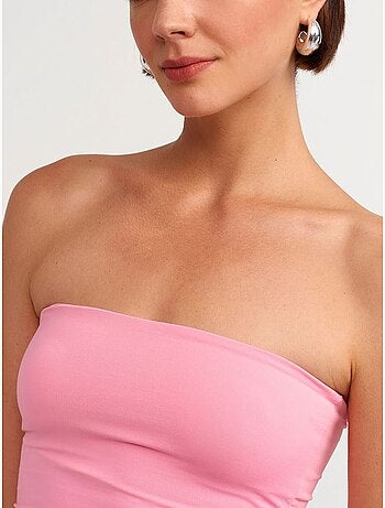 Robe Courte Moulante Sans Bretelles
