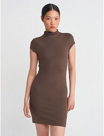 Robe courte moulante sans coutures dilvin