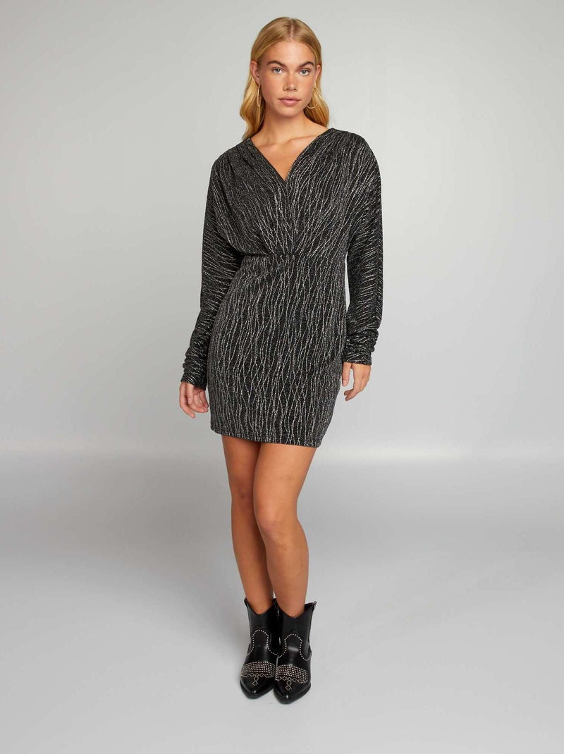 Robe courte Noir - Kiabi