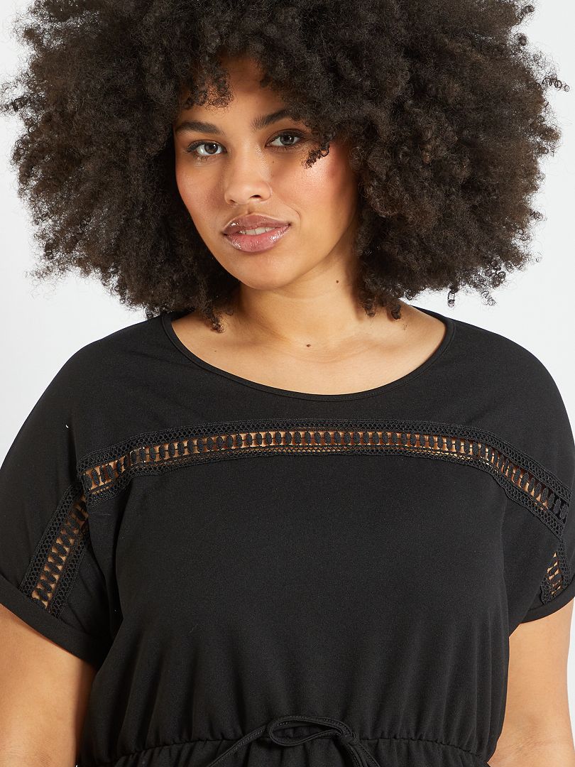 Robe courte - noir - Kiabi - 25.00�?�